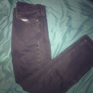 Black classic cut jeans